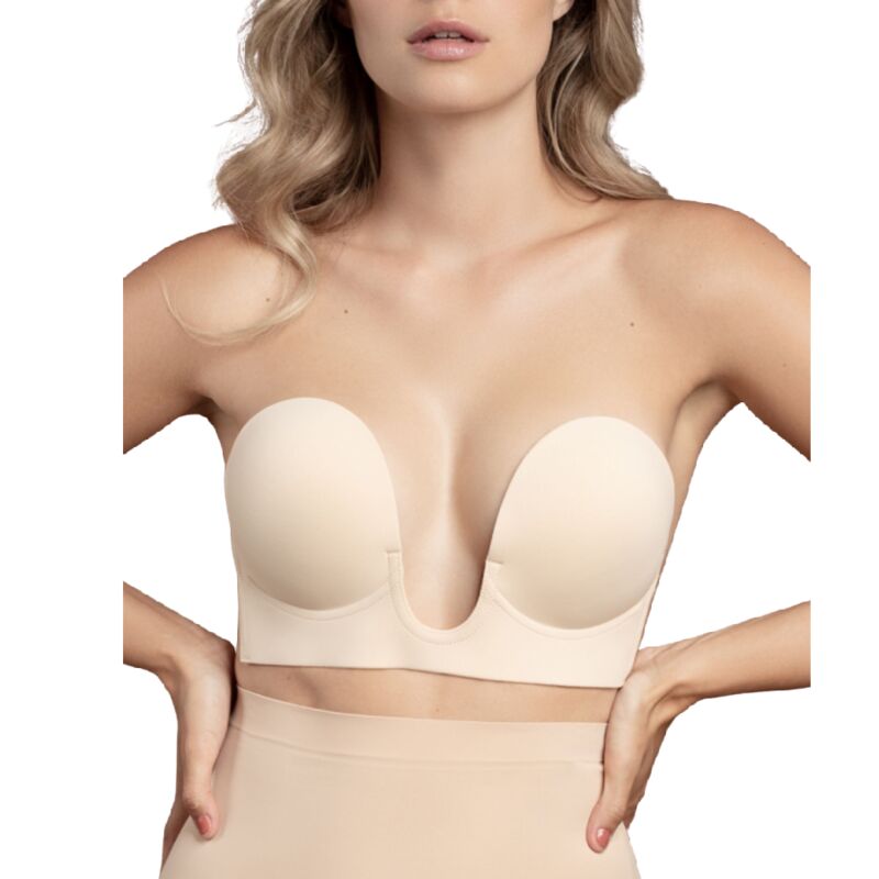 BYE-BRA - STRAPLESS BRA BEIGE CUP E