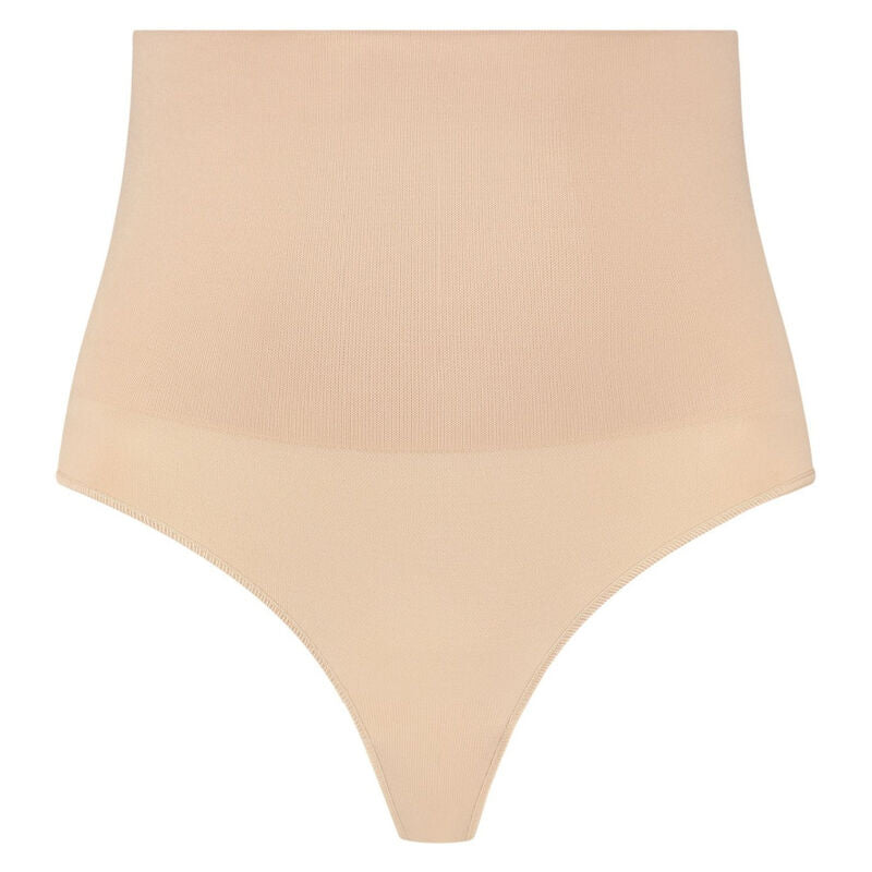 BYE-BRA - SEAMLESS THONG SHAPER BEIGE SIZE XXL