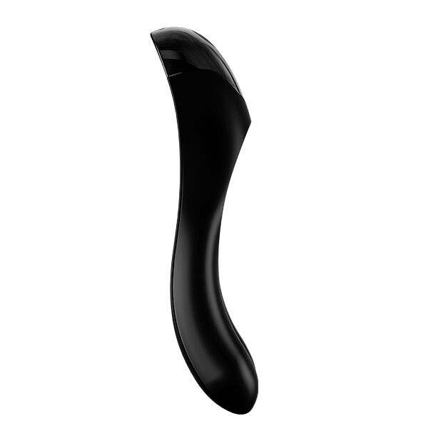 SATISFYER - FINGERTIP VIBRATOR CANDY CANE BLACK