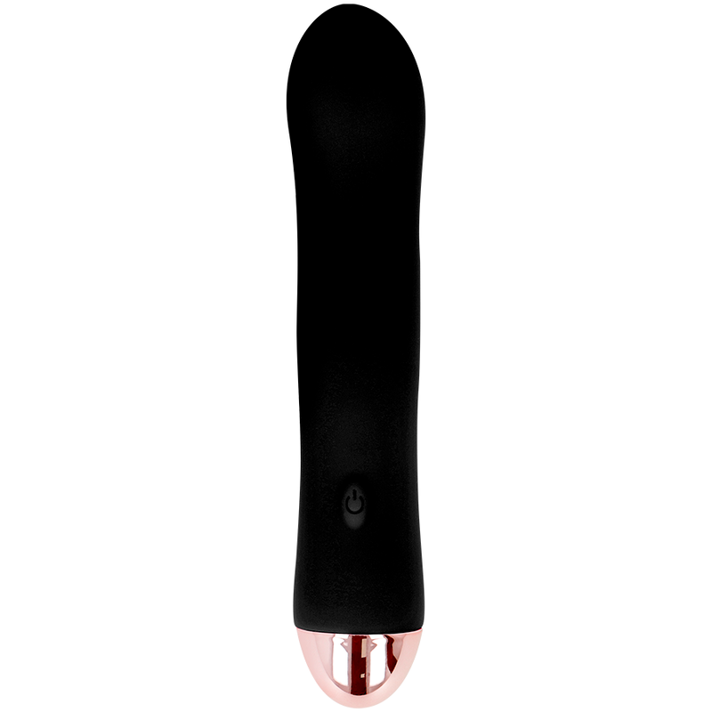 DOLCE VITA - RECHARGEABLE DUAL BLACK 7-SPEED VIBRATOR