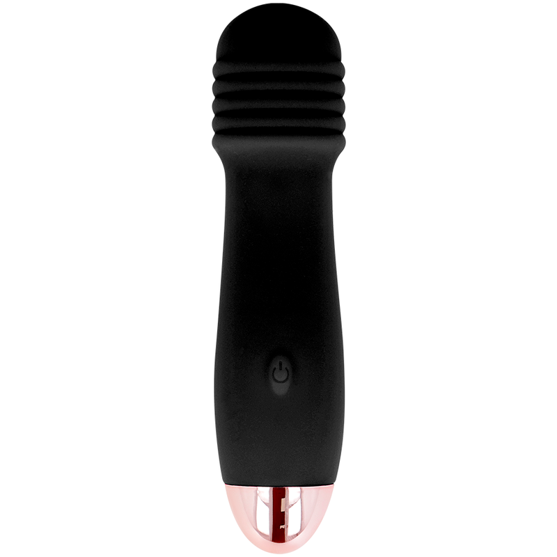 DOLCE VITA - RECHARGEABLE BLACK THREE 7 SPEED VIBRATOR