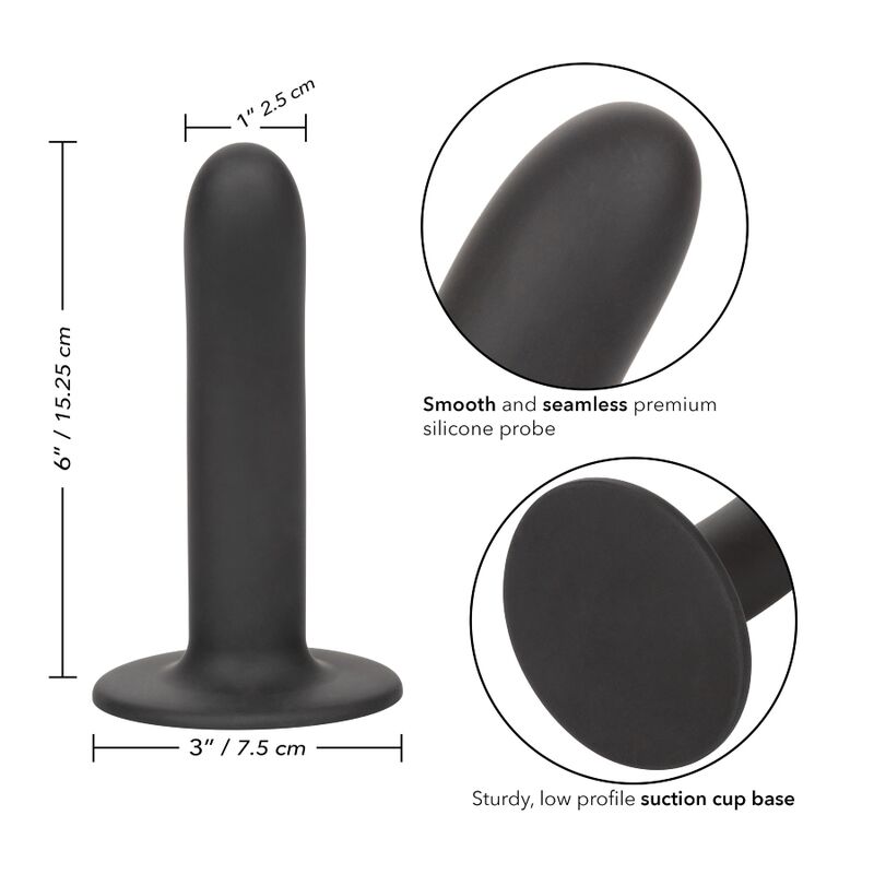 CALEXOTICS - BOUNDLESS DILDO 15.25 CM HARNESS-COMPATIBLE SMOOTH