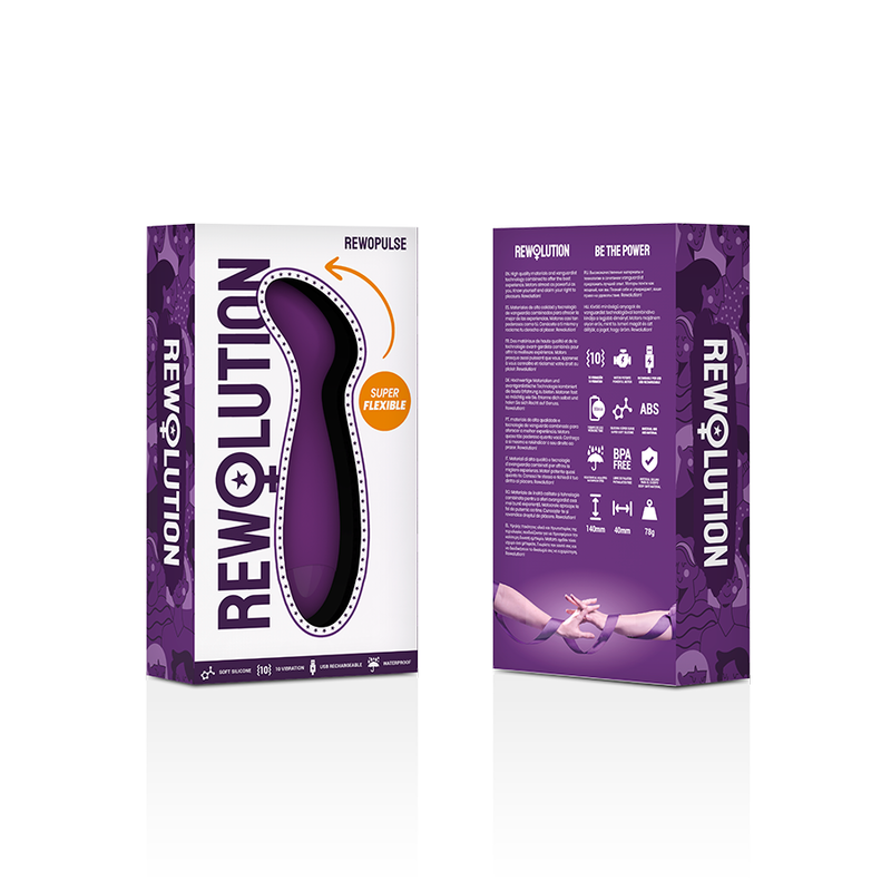 REWOLUTION - REWOPULSE FLEXIBLE G-SPOT VIBRATOR STIMULATOR