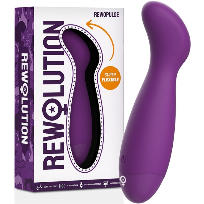 REWOLUTION - REWOPULSE FLEXIBLE G-SPOT VIBRATOR STIMULATOR