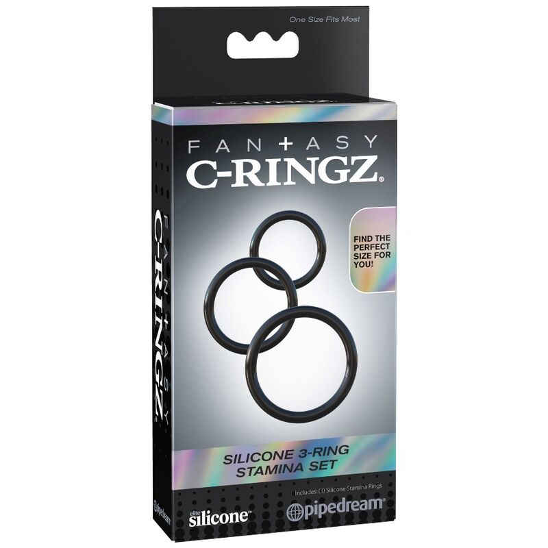 FANTASY C-RINGZ - SILICONE 3 RINGS STAMINA SET