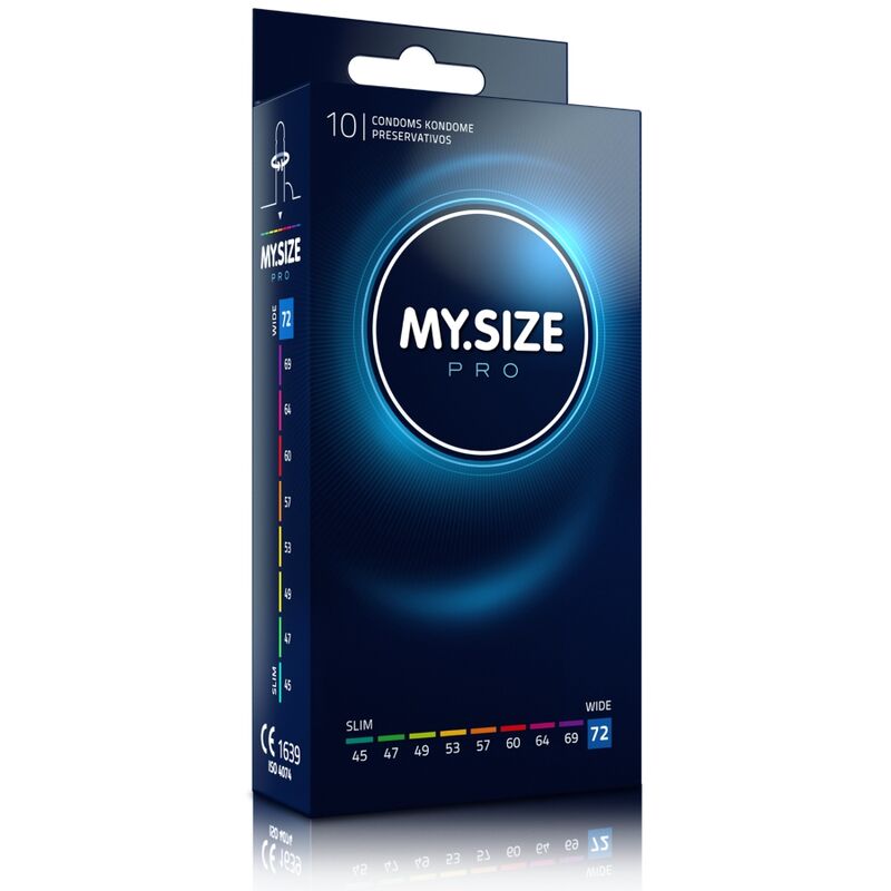 MY SIZE - PRO CONDOMS 72 MM 10 COUNT