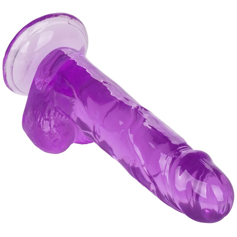 CALEXOTICS - QUEEN DILDO PURPLE 6 IN