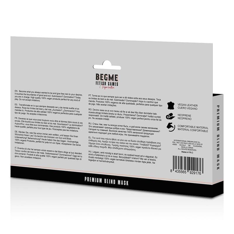 BEGME - BLACK EDITION PREMIUM BLINDFOLD