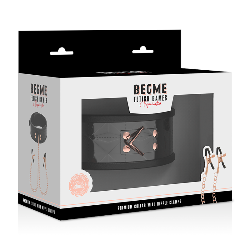 BEGME - BLACK EDITION BEGME BLACK EDITION COLLAR WITH METAL CLIPS