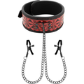 BEGME - RED EDITION COLLAR WITH TÉLÉMON CLAMPS WITH NEOPRENE LINING