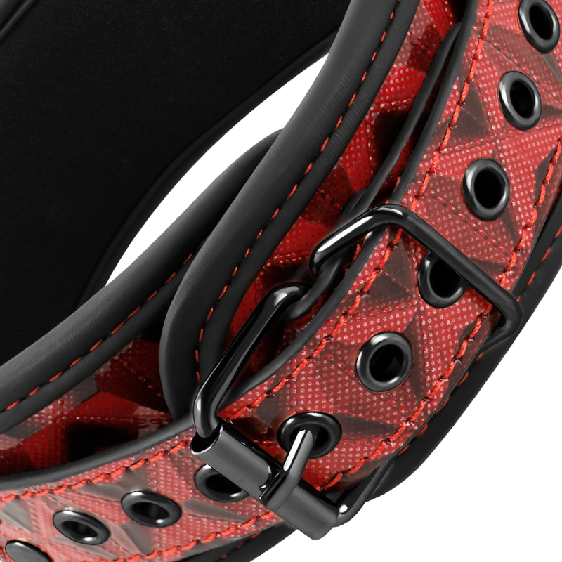 BEGME - RED EDITION COLLAR WITH TÉLÉMON CLAMPS WITH NEOPRENE LINING