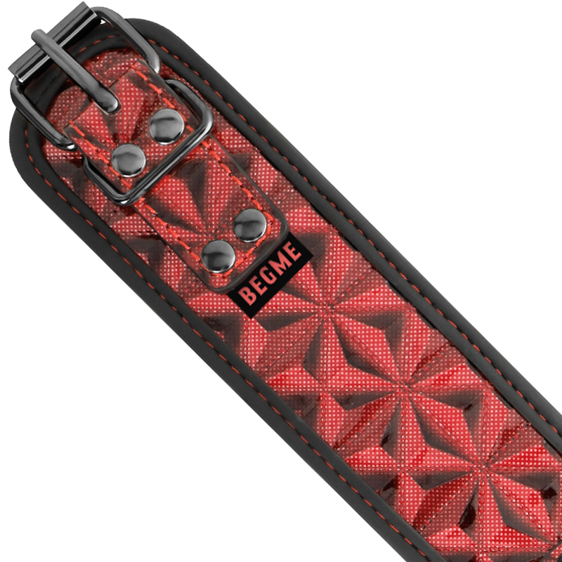 BEGME - RED EDITION COLLAR WITH TÉLÉMON CLAMPS WITH NEOPRENE LINING
