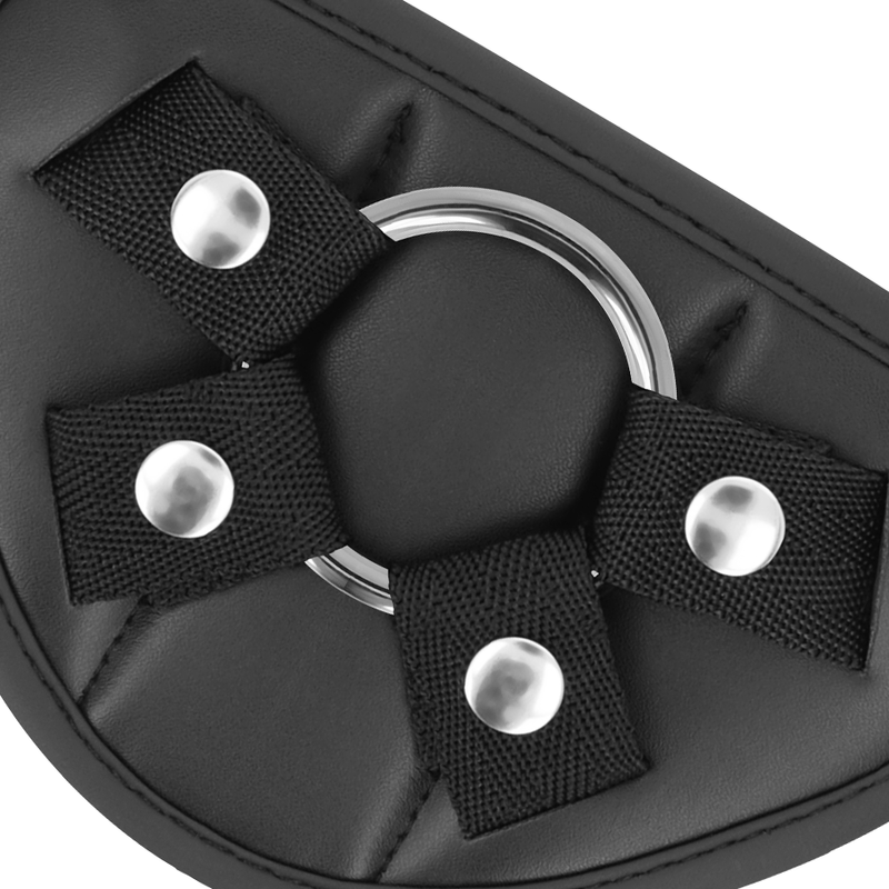 FETISH SUBMISSIVE CYBER STRAP - HARNESS WITH REMOTE-CONTROLLED DILDO WATCHME M TECHNOLOGY