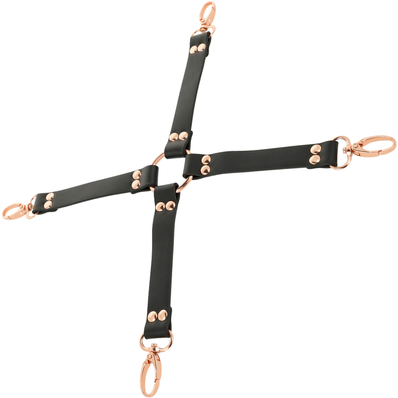 COQUETTE CHIC DESIRE - FAUX LEATHER FANCY PIG BOW TIE