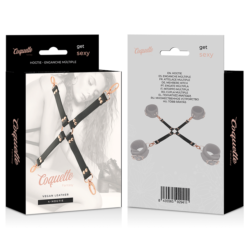 COQUETTE CHIC DESIRE - FAUX LEATHER FANCY PIG BOW TIE
