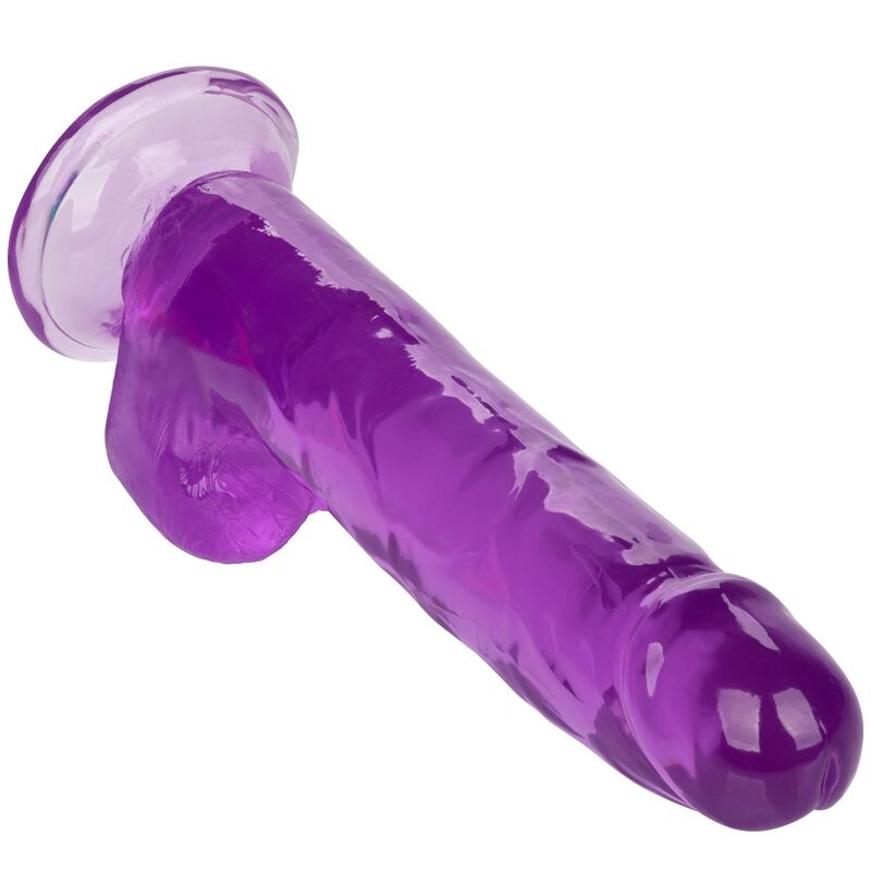 CALEXOTICS - QUEEN DILDO PURPLE 8"