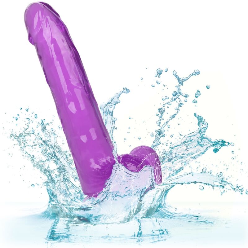 CALEXOTICS - QUEEN DILDO PURPLE 8"