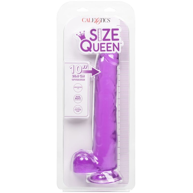 CALEXOTICS - QUEEN DILDO PURPLE 25.5 CM