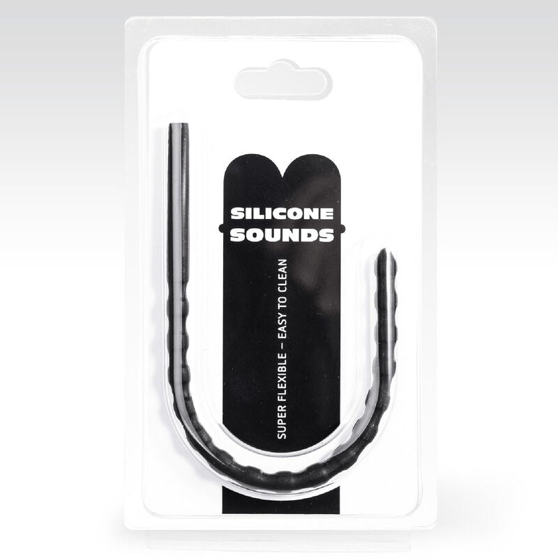 ALL BLACK - URETHRAL SOUND SILICONE 6/8 MM