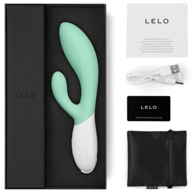 LELO - INA 3 GREEN RABBIT LUXURY VIBRATOR WITH ALGAE