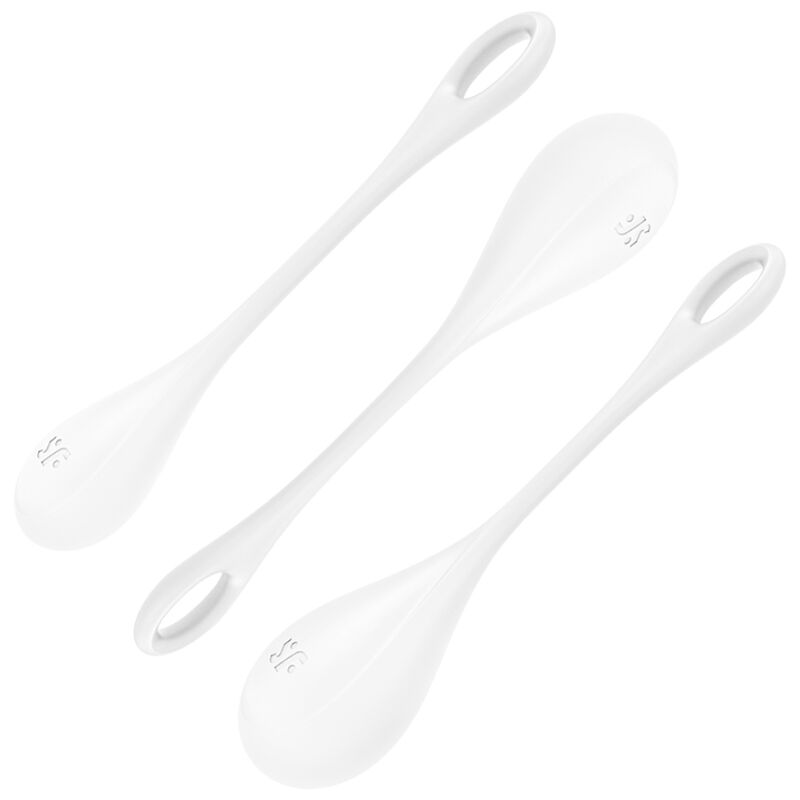 SATISFYER - YONI POWER TRAINING SET 1 WHITE