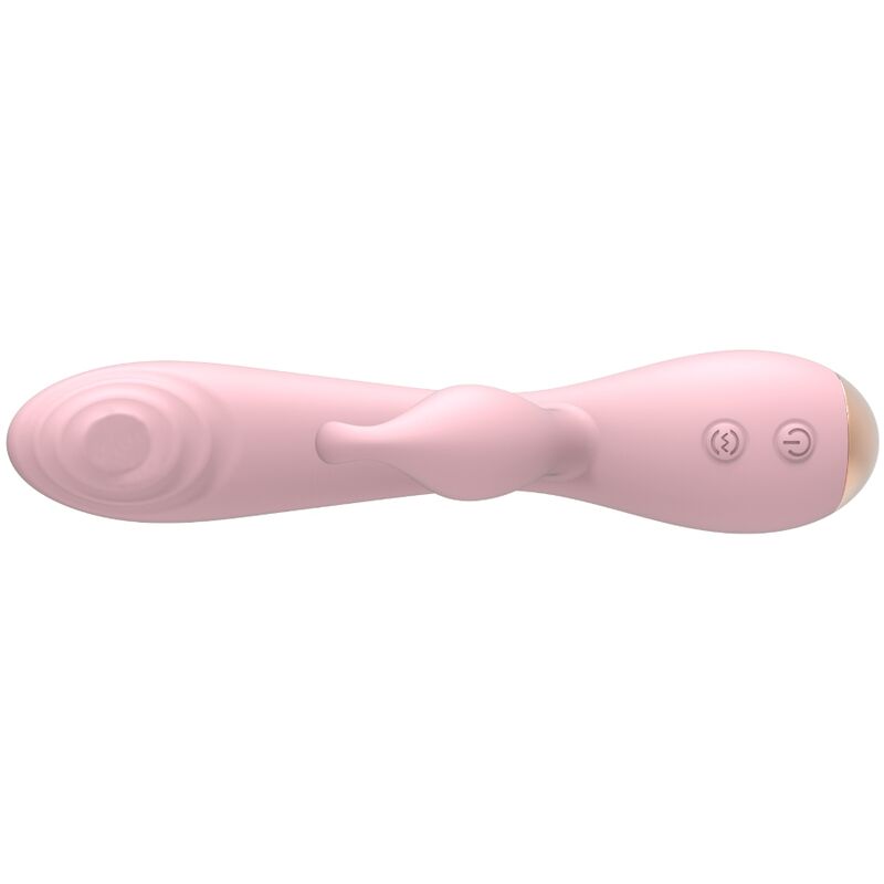 NALONE - MAGIC WAND VIBRATOR WITH RABBIT - LIGHT PINK