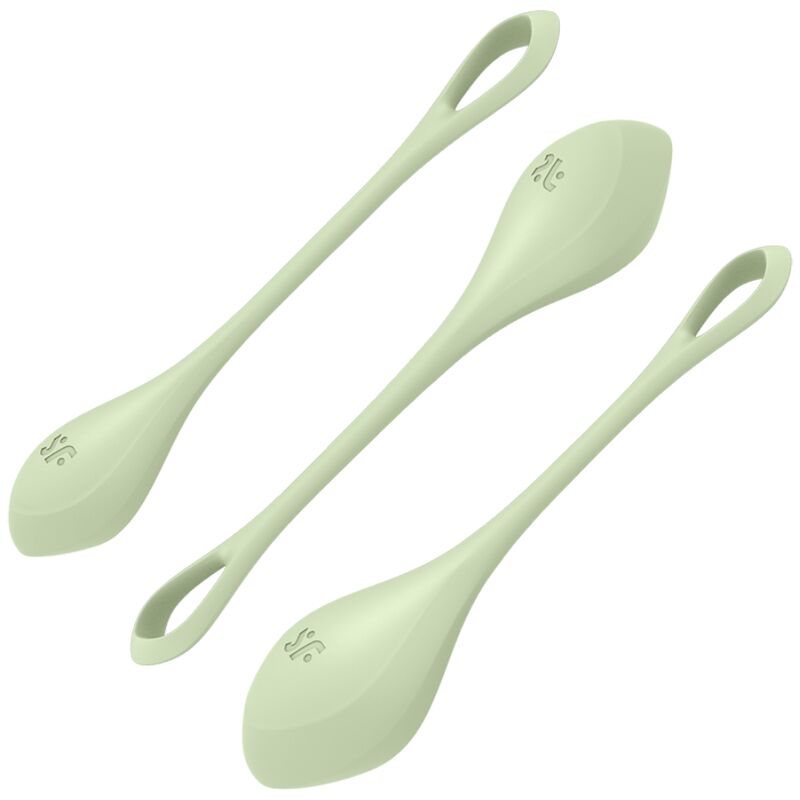 SATISFYER - YONI POWER TRAINING SET 2 GREEN