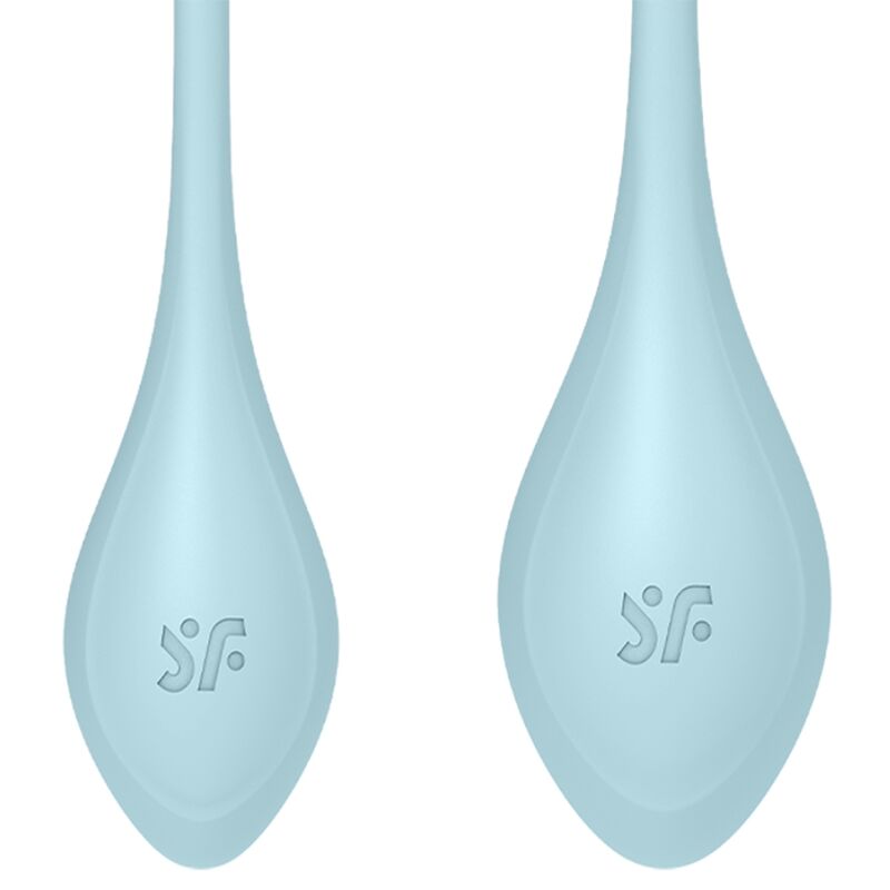 SATISFYER - YONI POWER TRAINING SET 2 BLUE