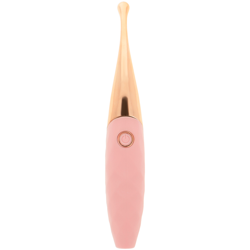 OHMAMA - RECHARGEABLE CLITORAL STIMULATOR 36 MODES PINK-ROSE GOLD