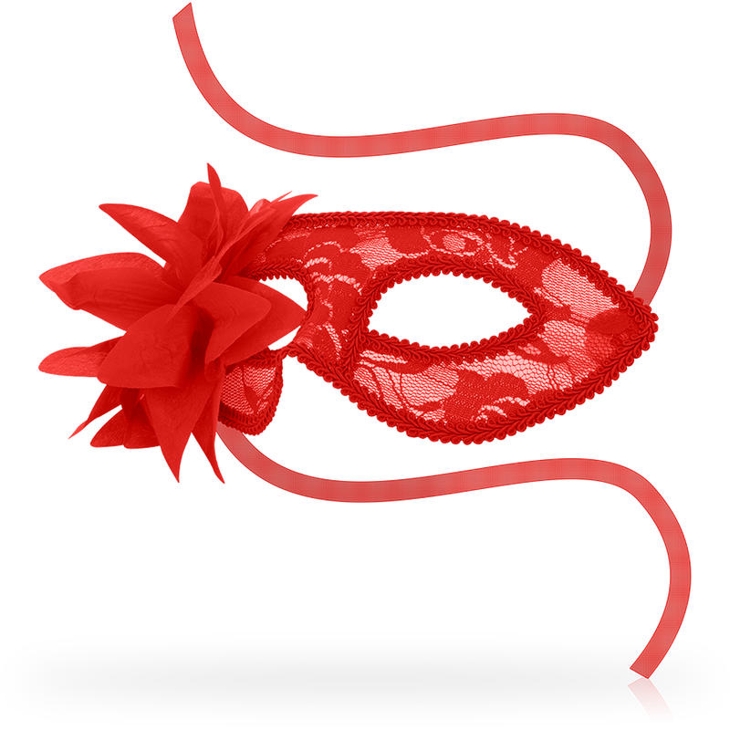 OHMAMA - LACE AND RED FLOWER MASKS