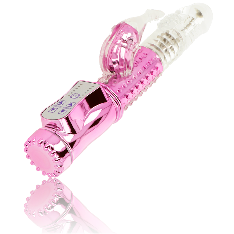 OHMAMA - VIBRATOR WITH ROTATION FUNCTION AND CLITORAL STIMULATOR