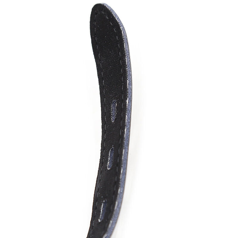 OHMAMA FETISH - SILICONE BALL GAG WITH LEATHER STRAP (PADLOCK INCLUDED)