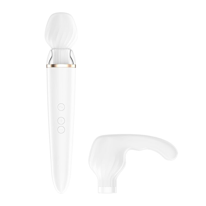 SATISFYER - DOUBLE WANDER WHITE APPLICATION