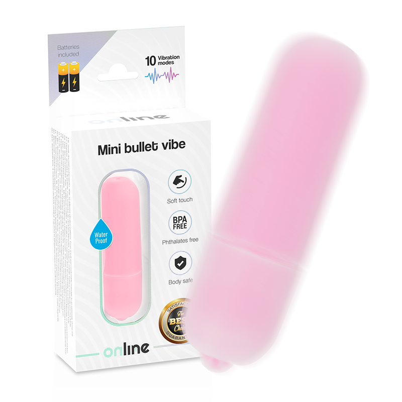 ONLINE - MINI VIBRATING BULLET PINK