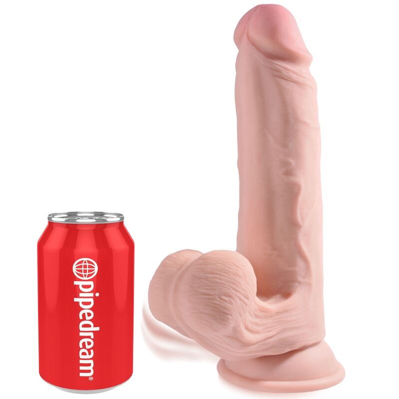 KING COCK - PLUS BALLS DICK 3D 20.3 CM