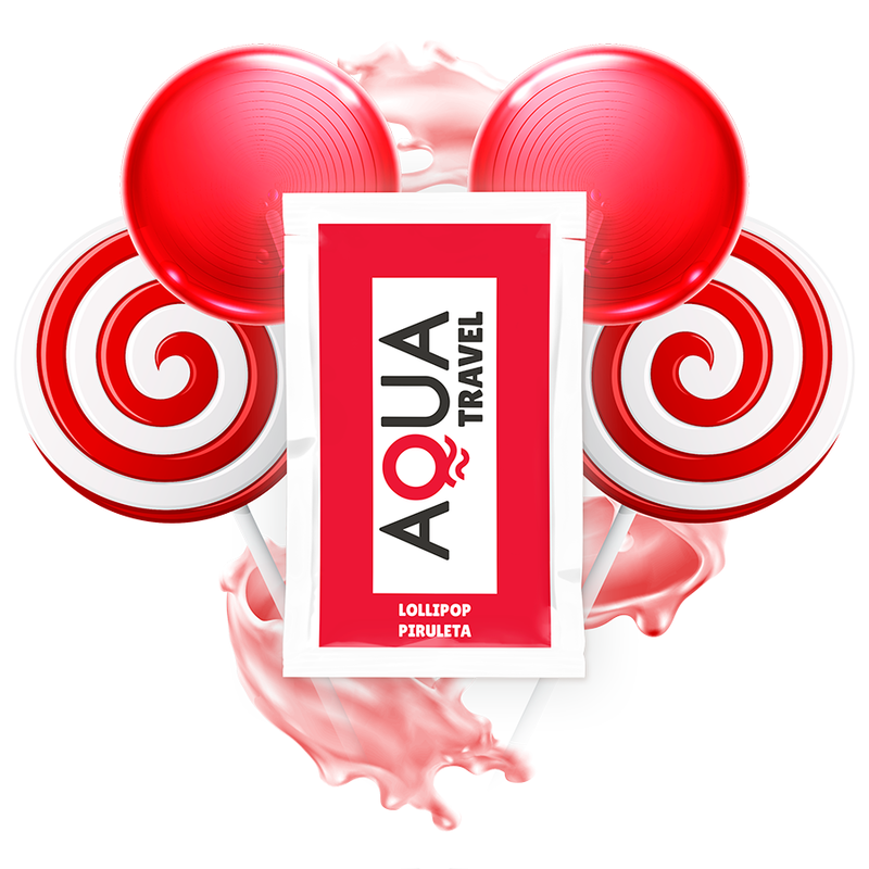 AQUA TRAVEL - SUCK FLAVOR WATER-BASED LUBRICANT 6 ML