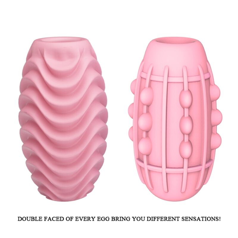 PRETTY LOVE - DUAL-SIDED PINK MASTURBATION EGG