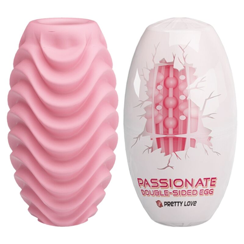 PRETTY LOVE - DUAL-SIDED PINK MASTURBATION EGG