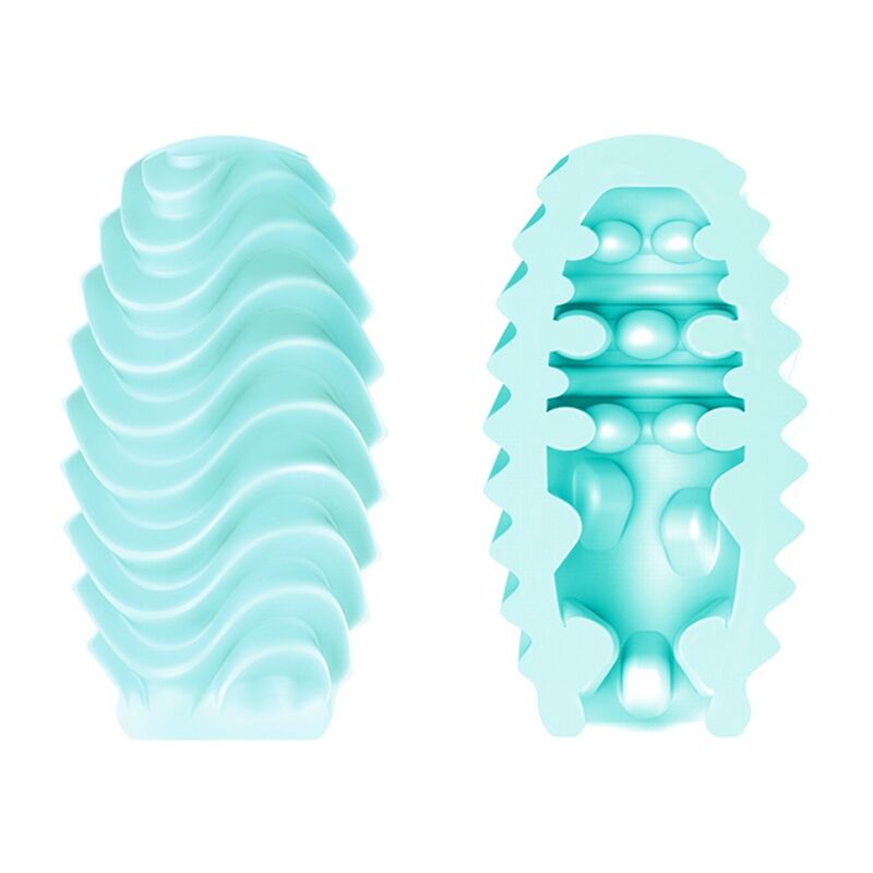 PRETTY LOVE - TURQUOISE DOUBLE-SIDED MASTURBATION EGG