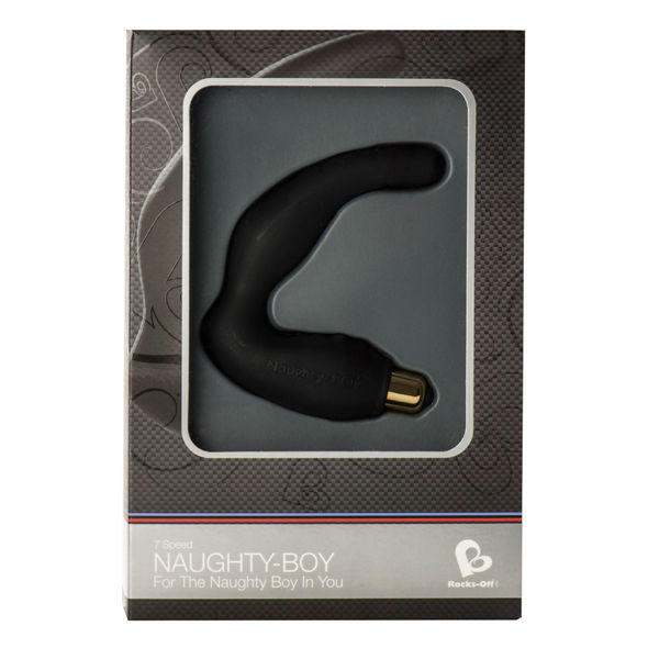 ROCKS-OFF - G-SPOT MASSAGER MALE NAUGHTY-BOY 7 V BLACK