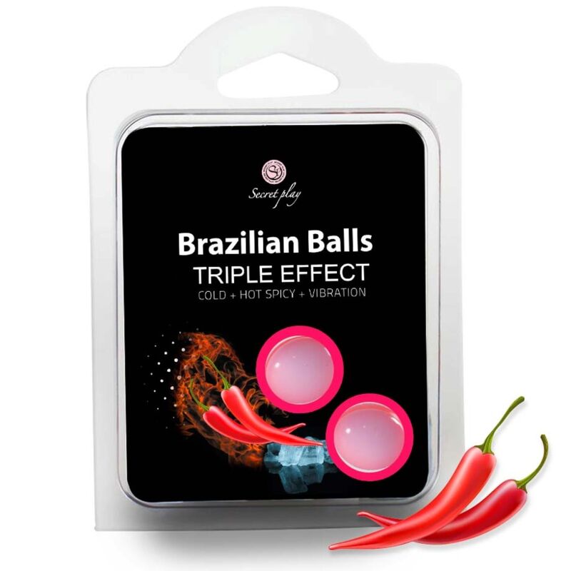 SECRETPLAY - SET OF 2 TRIPLE-EFFECT BRAZILIAN BALLS
