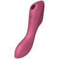 SATISFYER - CURVY TRINITY 3 STIMULATOR AND VIBRATOR RED