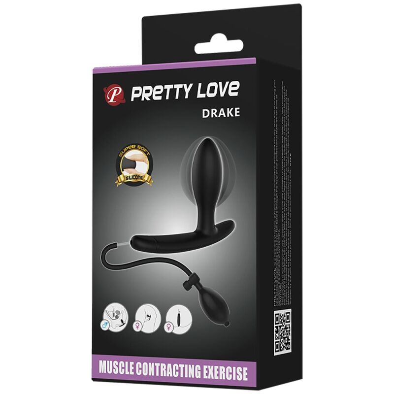 PRETTY LOVE - DRAKE INFLATABLE BUTT PLUG