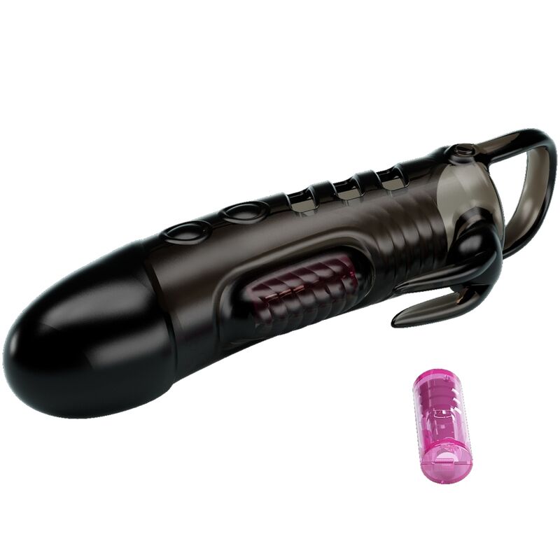 PRETTY LOVE - SLOANE RABBIT PENIS SLEEVE BLACK