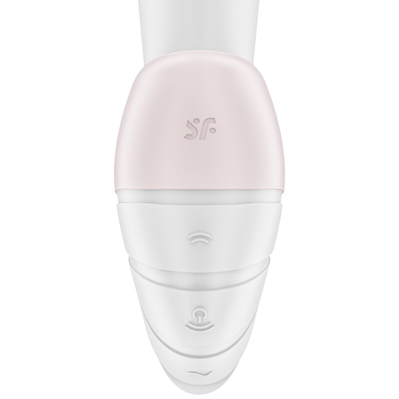 SATISFYER - SUPERNOVA AIR PULSE STIMULATOR AND VIBRATOR WHITE