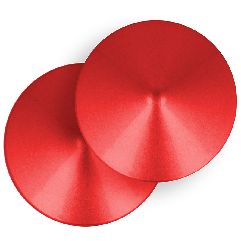 OHMAMA FETISH RED CIRCLE PASTIES