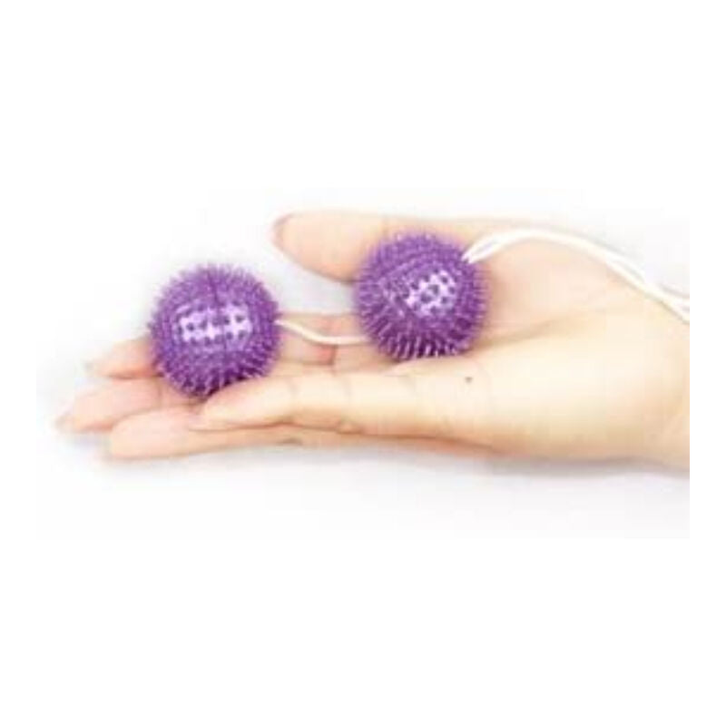 BAILE - DEEPLY PLEASURABLE PURPLE TEXTURED BALLS 3.60 CM