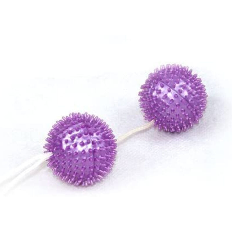 BAILE - DEEPLY PLEASURABLE PURPLE TEXTURED BALLS 3.60 CM