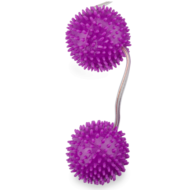 BAILE - DEEPLY PLEASURABLE PURPLE TEXTURED BALLS 3.60 CM