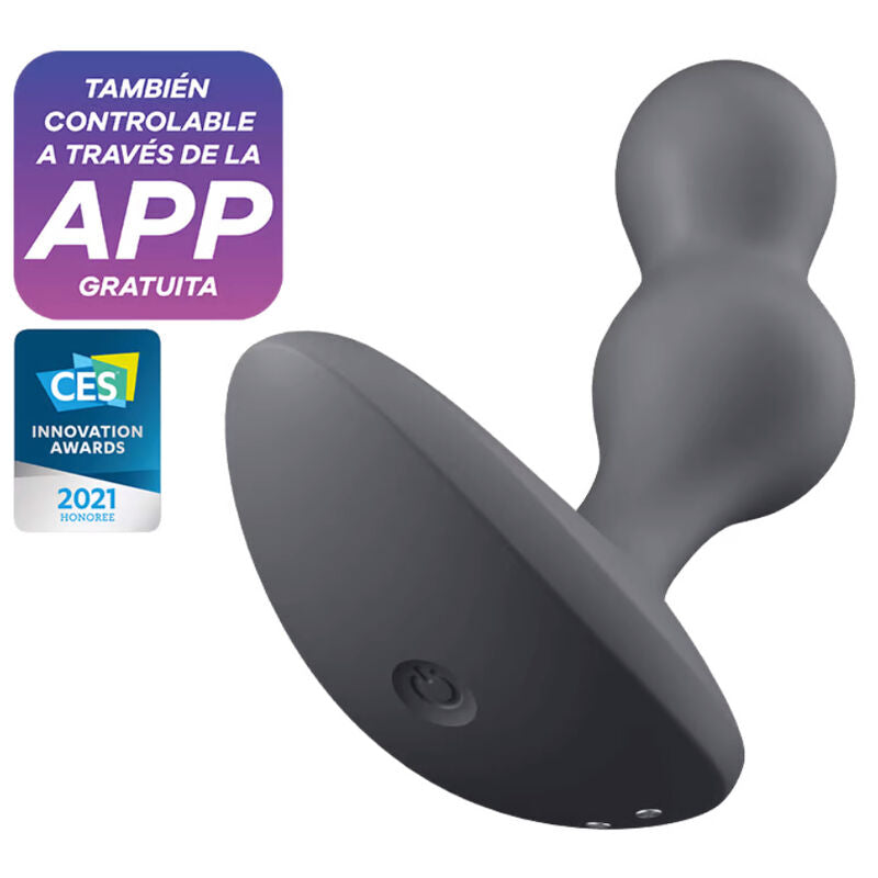 SATISFYER - DEEP DIVER VIBRATING BUTT PLUG GRAY